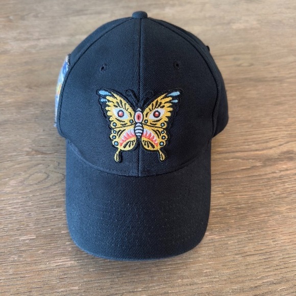 MOTHER Accessories - MOTHER The Shady Baseball Hat-Black-Patch & Embroidered Snapback cap-100% Cotton